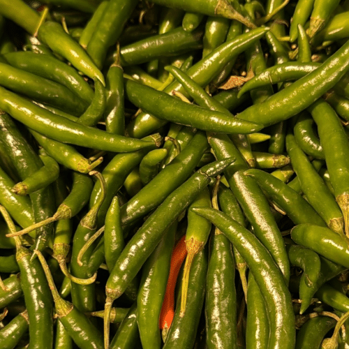 indische groene heet peper chilli 50g