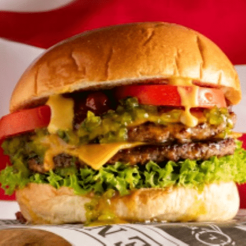 American New York classic burger menu