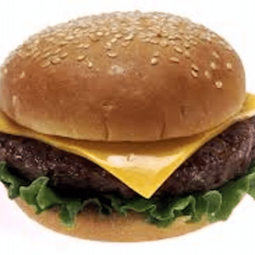 Cheeseburger menu