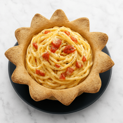 Pastella spaghetti carbonara