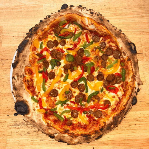 Pizza merguez Géante