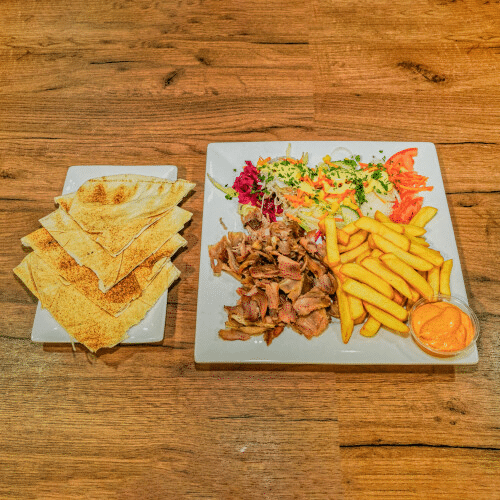 Assiette pitta poulet