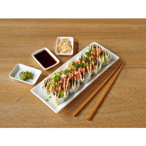 Crazy salmon (california roll)