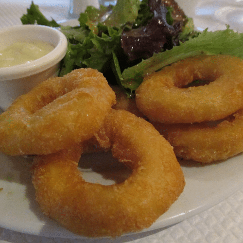 Calamar frit 6 pièces