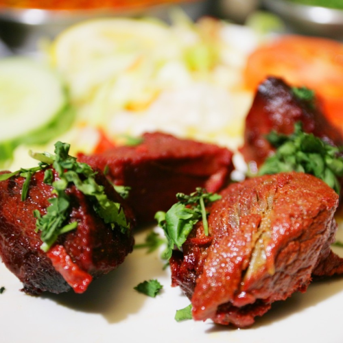 Lamb tikka 6  pièces