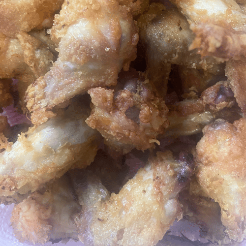 Crispy chicken wings (6 pieces)