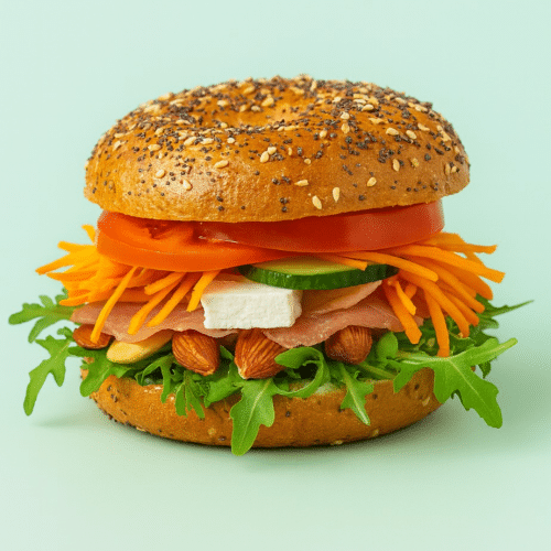 Bagel zalm-feta