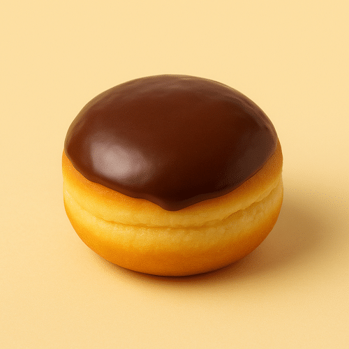 Grote boule de berlin chocolade