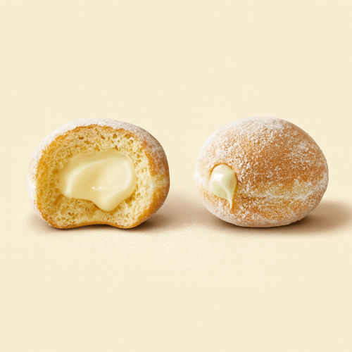 Mini beignets witte chocolade