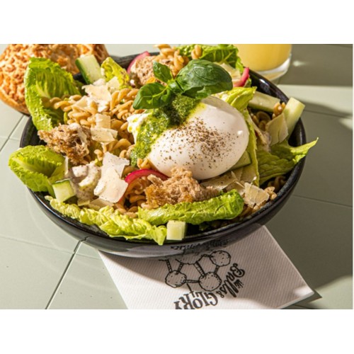 Burrata salad with pumkin