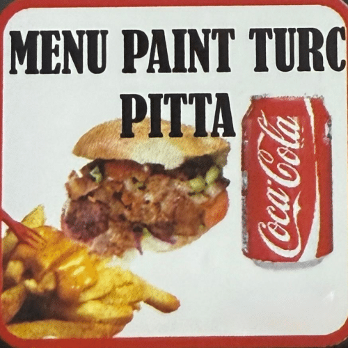 Menu pain turc pita