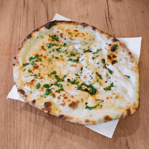 Naan fromage coriandre