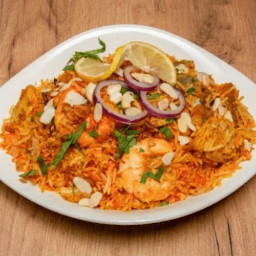 Biryanis aux scampis