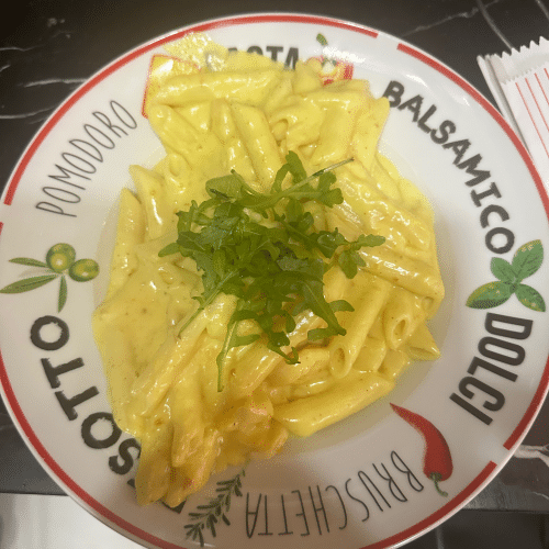 Pasta chicken curry