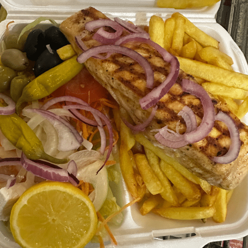 Verse zalmfilet (gegrild)