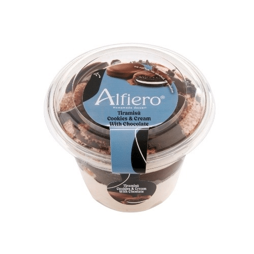 Tiramisu Cookie & cream met chocolade
