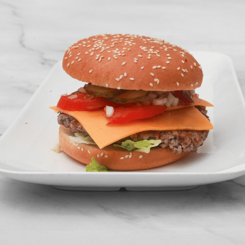Beef cheeseburger