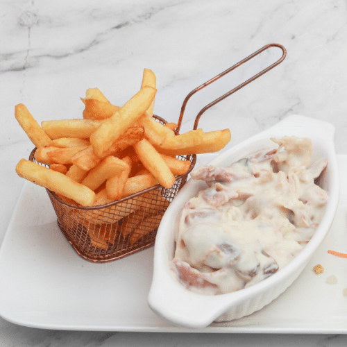 Vol-au-vent met friet