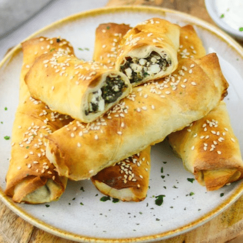 Huisgemaakte spanakopita