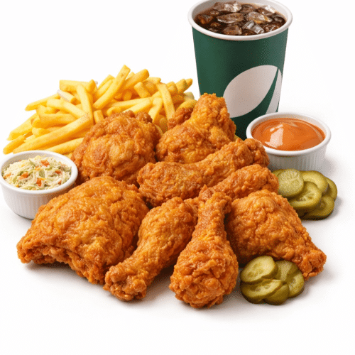 Half Broasted Chicken Combo