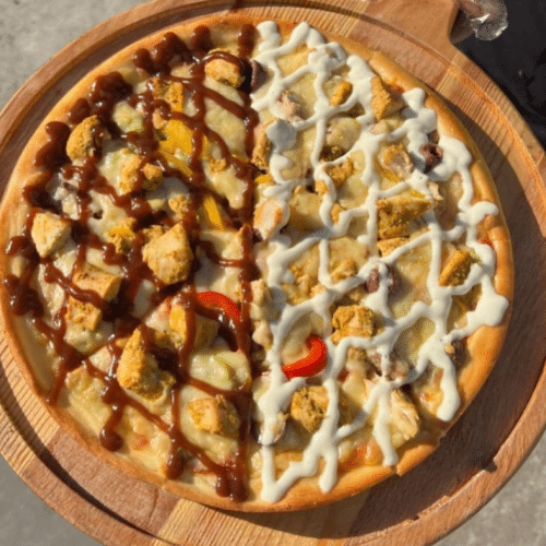 Pizza kipfilet paprika