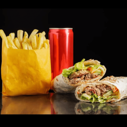 Durum kebab mozzarella