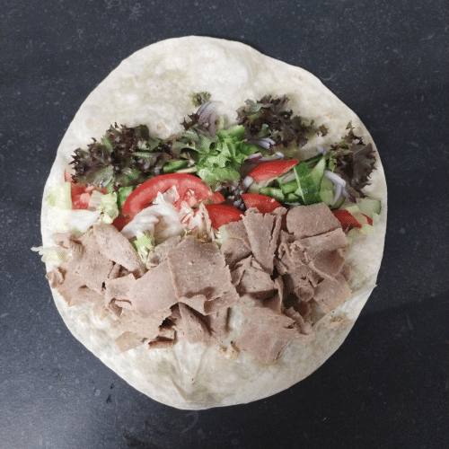 Durum kebab mozzarella