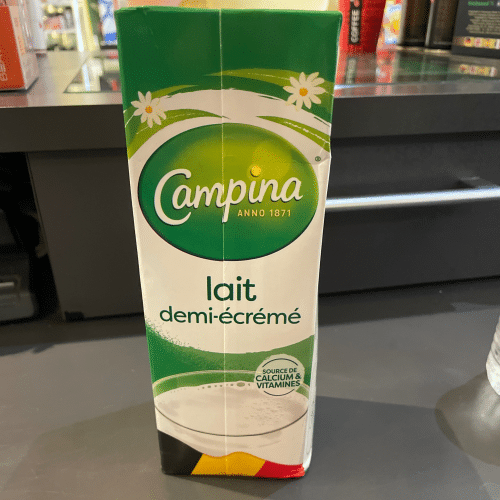 Campina lait demi- écrémé 1l