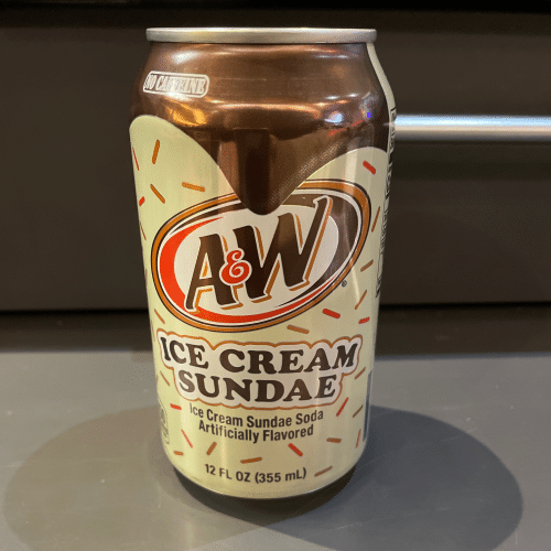A&W Ice Cream Sundale soda 355ml