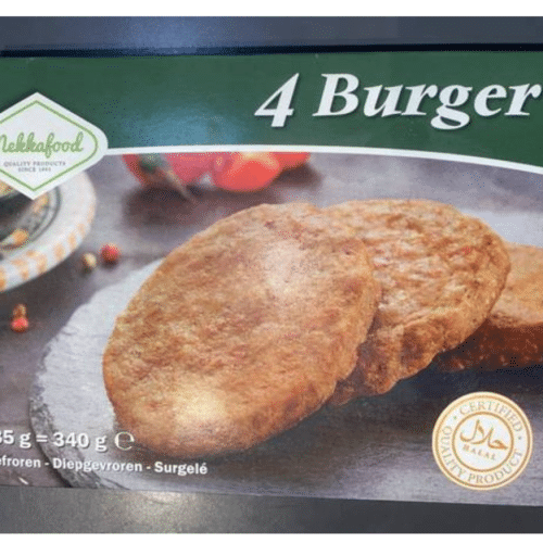 Hamburger congelé 4 pièces 340gr