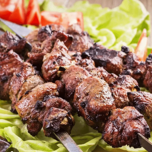 Brochettes d'agneaux (4 petites)