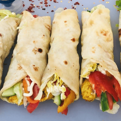 Jujeh kebab au pain