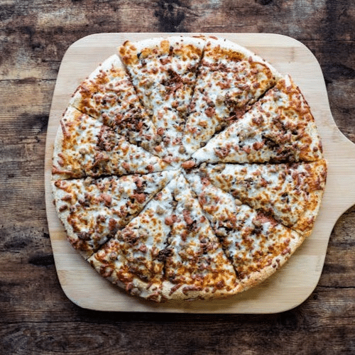 Pizza bolognese large