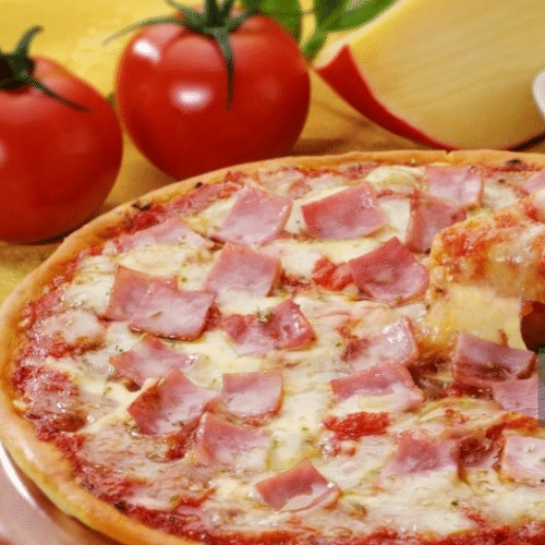 Pizza ham large