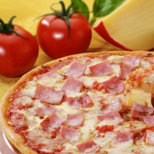 Pizza ham medium