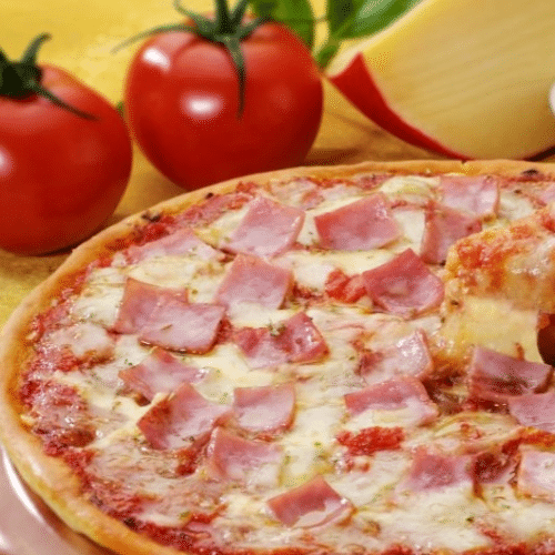Pizza ham small