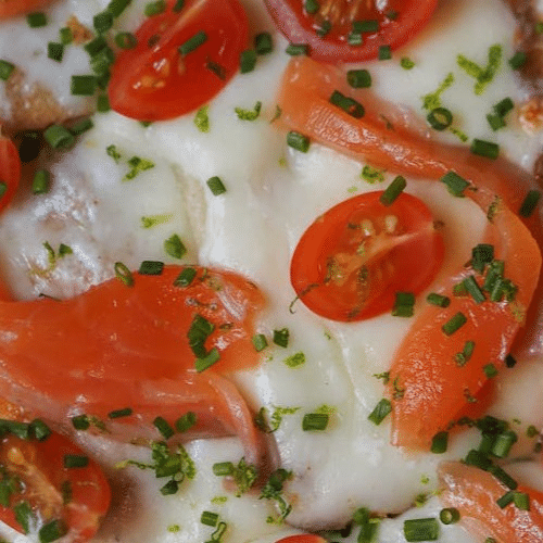 Pizza zalm medium