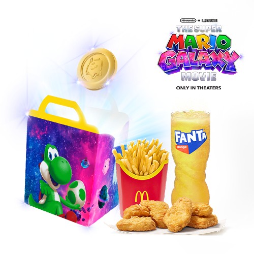 Super Mario Galaxy Movie Meal 6 McNuggets®