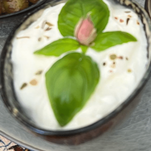 yoghurt met milde knoflook