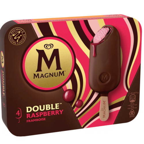 Magnum Ijs Double Raspberry 4x Pack