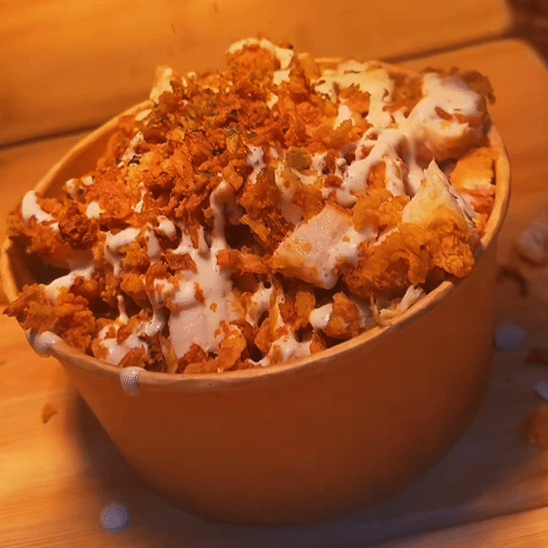 Chickencrispy salade