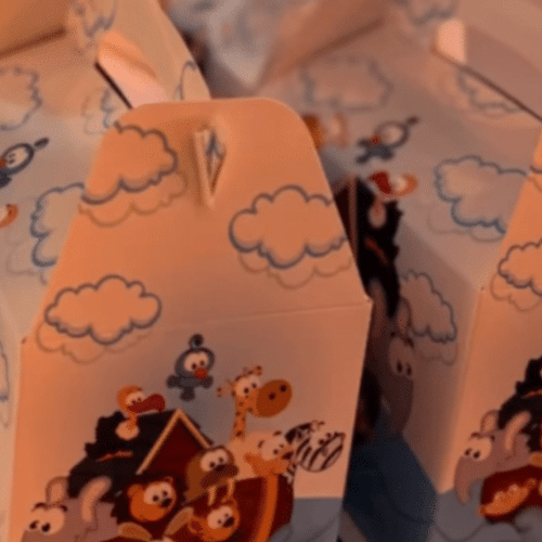 Kids menu burger for boys