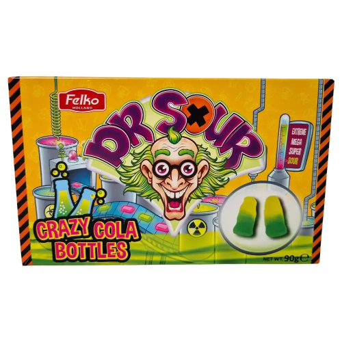 Dr Sour crazy cola bottles