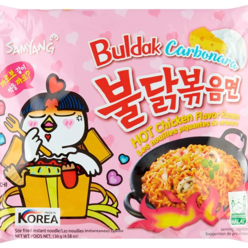 Ramen buldak Carbonara