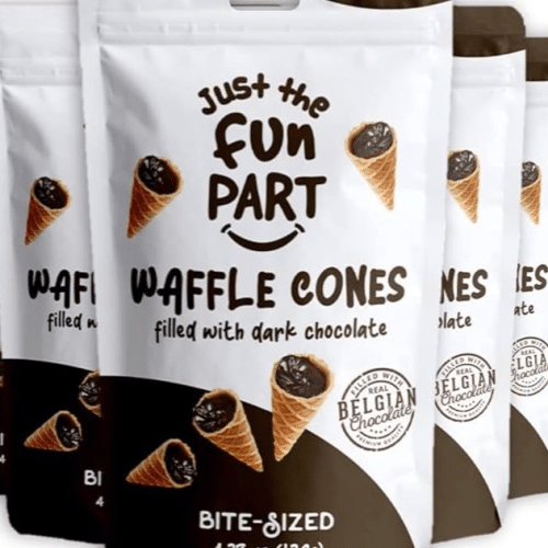 Waffle cones Dark chocolate