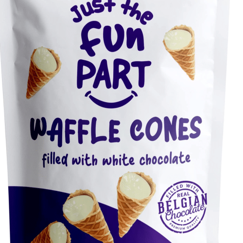 Waffle Cones white chocolate