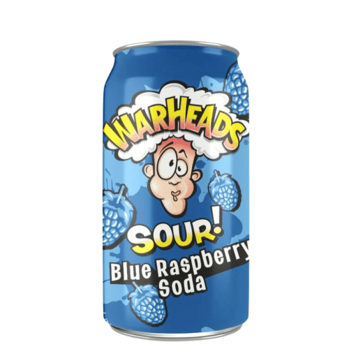Warheads Sour Blue Raspberry Soda