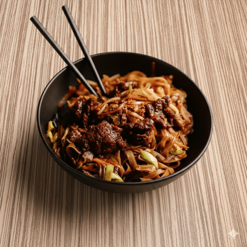 Pad Thaï sautées au boeuf