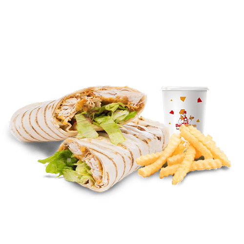 Fried Chicken Wrap Menu