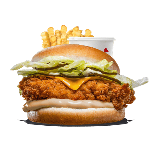 Smokey Chicken Burger Menu